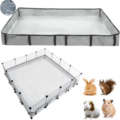 DZWLKJ guinea pig cage liner bottom waterproof tarp keeps floors clean and dry.