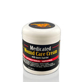 E3 Medicated Wound Cream packaging for pets, highlighting non-greasy formula.