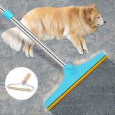 Eaersan carpet rake with 60-inch reach for deep pet hair removal.