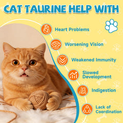 Eagou Diary Taurine for Cats Drops being poured onto food for easy use