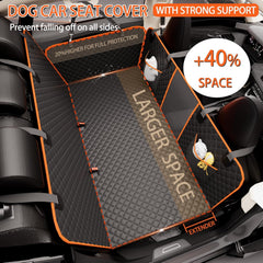 Eamefia heavy duty dog car seat cover protects upholstery and lasts