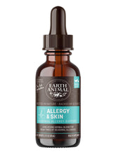 Earth Animal Apothecary liquid supplement drops bottle pour for seasonal allergy support in pets.