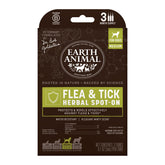 Earth Animal Apothecary flea & tick spot-on bottle for medium dogs with cedarwood and peppermint.