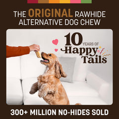 Earth Animal No Hide Chews USA-made with free-range venison for quality.