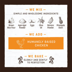 Earth Animal No Hide Rolls chicken ingredients list highlights simple, wholesome formula.