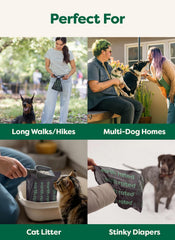 Earth Rated 3X Protect bags feature leak-proof construction to prevent messes on trails