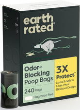 Earth Rated 3X Protect rolls in packaging for easy refills and mess-free use.
