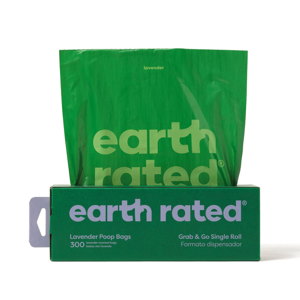 Earth Rated dispensing roll for convenient grab-and-go cleanup