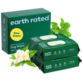 Earth Rated Pet Wipes packaging for on-the-go pet care