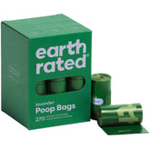 Earth Rated poop bags with dispenser, ready for walks and easy access
