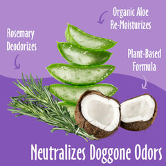 Earthbath Mediterranean Magic dog shampoo rich lather demonstrates gentle cleansing.
