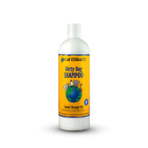 Earthbath Sweet Orange Dirty Dog Shampoo bottle showing citrus scent and gentle cleansing.