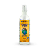 earthbath Vanilla and Almond 3-in-1 dog spritz bottle pour freshens coat.