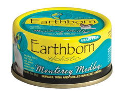 Earthborn Holistic Monterey Medley can highlighting protein-rich fish dinner for cats