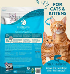 Earthborn Holistic Wild Sea Catch bowl served highlights omega-rich mix for coat shine and vitality.