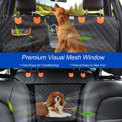 EasyHaWei dog car seat cover waterproof fabric protects seats from spills and messes.