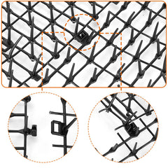 Easy-cut-to-fit scat mat for quick sizing and flexible placement