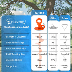 Eazy2hD sharp-tip with curved blades for strong ground grip