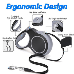 EC.TEAK 26ft leash with 360-degree rotation to prevent tangling on adventures.