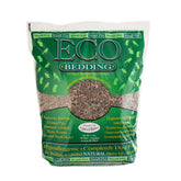 ECO BEDDING 99% dust-free paper bedding in a clean habitat for small pets.
