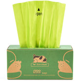 Eco-Clean dog poop bags on a roll with tissue-style dispensing for easy grabbing