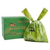 Eco-Clean Poop Bags box-dispense for quick one-handed pickup