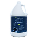 Eco Strong cat stain remover bottle showing enzymatic cleaning with citrus scent.