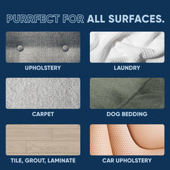 Eco Strong on carpet spot for urine stain removal and deodorization.