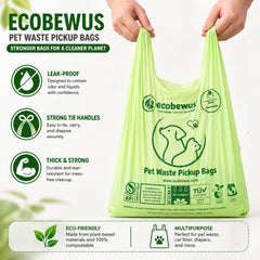 Closeup of leak-proof, tear-resistant bags in action