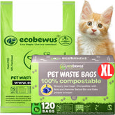 ECOBEWUS XL compostable bags pack shot for eco-friendly waste disposal