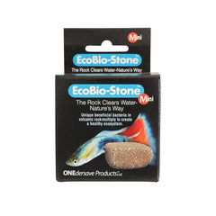 EcoBio-Block being added to a tank to support a balanced ecosystem.