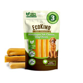 EcoKind Premium Gold Monster Yak Chew XL packaging shows a durable, long-lasting treat for large dogs
