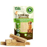 EcoKind Premium Gold Yak Cheese dog chew with peanut butter for hours of entertainment.