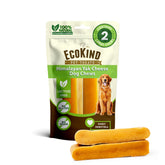 EcoKind Premium Gold Yak Chews close-up showing natural texture for long-lasting chewing