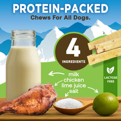 EcoKind yak chews originate in Nepal, crafted from natural milk.