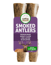 EcoKind smoked elk antler chews pack — long-lasting chew for medium dogs
