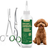EcoStylife dog ear powder zinc-infused for soothing grooming sessions