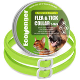 EcoVenger packaging and belt in green, eco-friendly protection ready for pets.