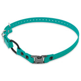 Educator 3-4 inch quick snap bungee collar closeup for secure on/off