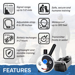 Educator ET-300 Zen Mini E Collar night light helps locate your dog in low light
