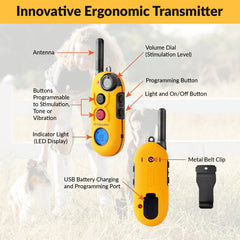 Educator EZ-900 256-level stimulation for customizable training sessions.
