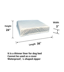 EechicSpace dog bed liner ready for cold machine wash and quick care.