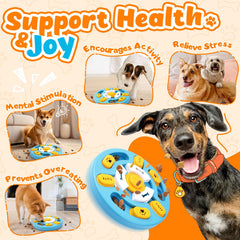 Eefitoys slow feeder mat with four textures promotes mindful eating.