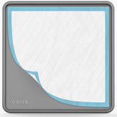 Eenk pee pad tray holder small gray with raised lip for spills