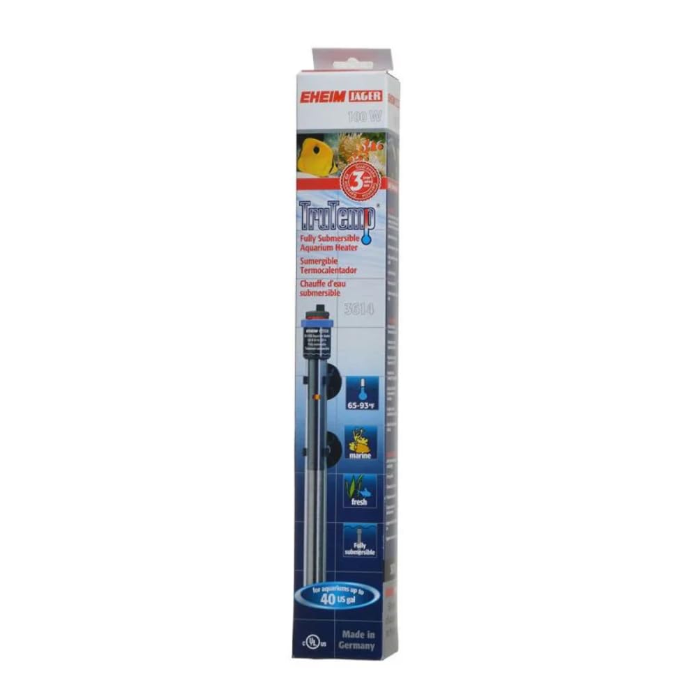 EHEIM Jager 100W submersible heater with TruTemp for precise control in aquariums