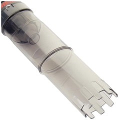 EHEIM Quick Vac Pro mesh cartridge being removed for quick cleaning