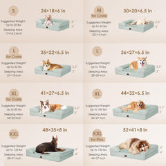 EHEYCIGA bed with three-sided bolsters for neck and head support.