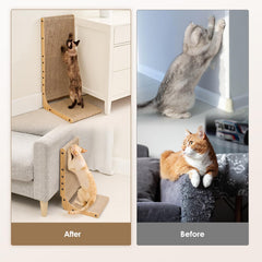EHEYCIGA cardboard scratcher front view showing durable surface