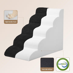 EHEYCIGA curved stairs emphasize foam density for steady footing