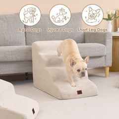 EHEYCIGA dog stairs with removable cover for easy cleaning.